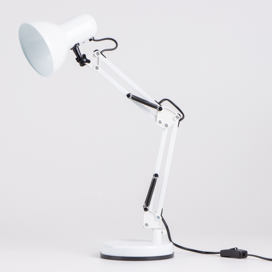 Brilagi - Bordlampe ROMERO 1xE27/60W/230V hvid