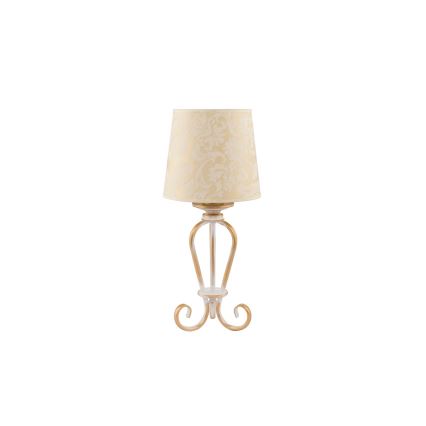 Brilagi - Bordlampe SONIA 1xE27/15W/230V cremefarvet/patina