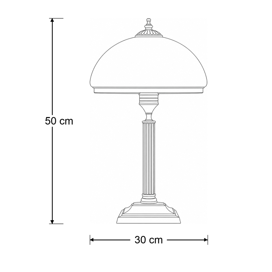 Brilagi - Bordlampe TAURUS 2xE14/11W/230V bronze