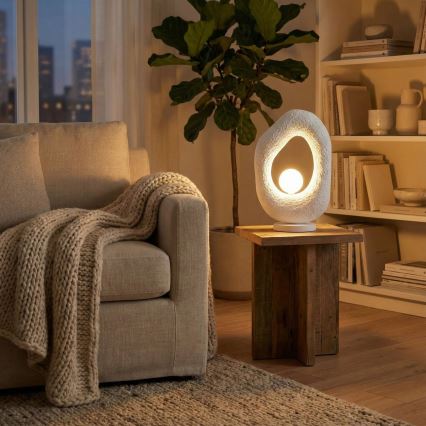 Brilagi - Bordlampe VASLI 1xG9/8W/230V hvid