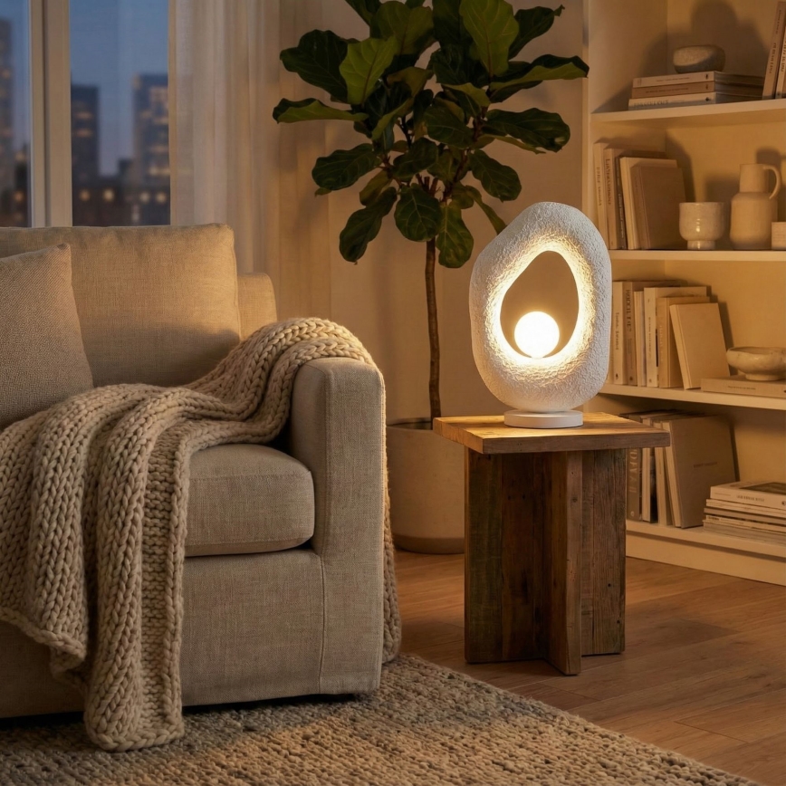 Brilagi - Bordlampe VASLI 1xG9/8W/230V hvid