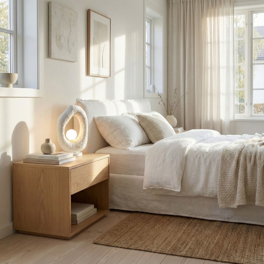 Brilagi - Bordlampe VASLI 1xG9/8W/230V hvid