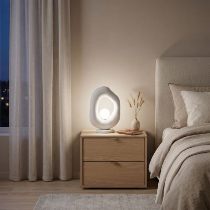 Brilagi - Bordlampe WABI SABI 1xG9/8W/230V hvid