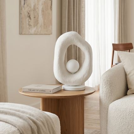Brilagi - Bordlampe WABI SABI 1xG9/8W/230V hvid