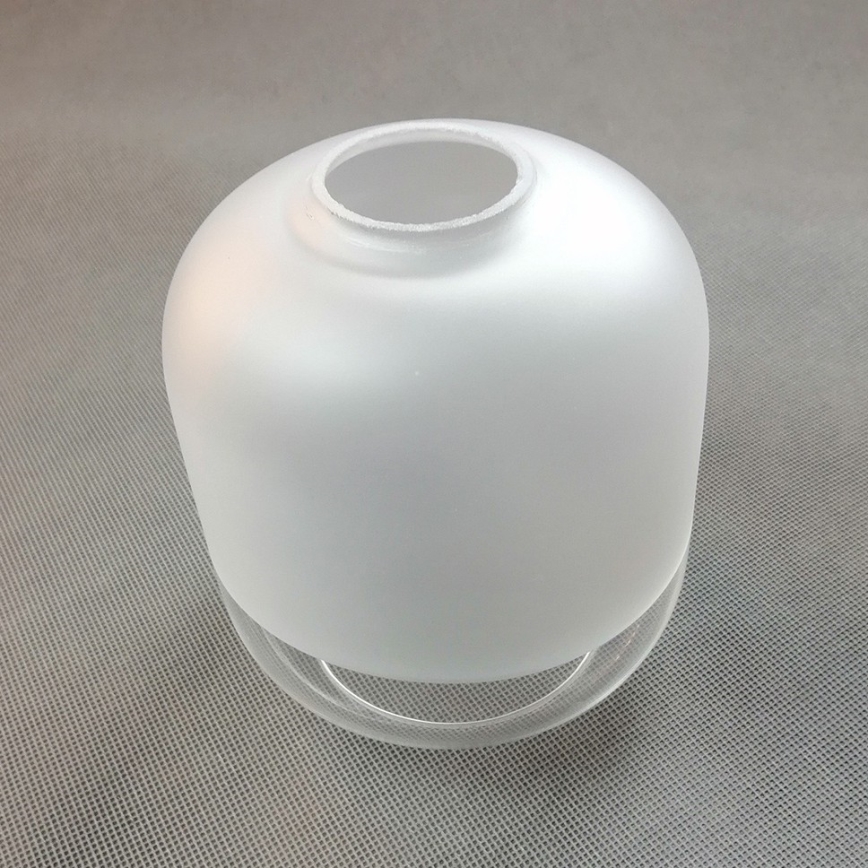 BRILAGI - Bordlampe WOOD GLASS 1xE27/40W/230V brun/sort/hvid