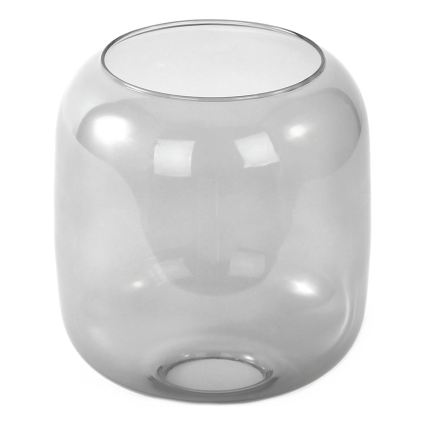 BRILAGI - Bordlampe WOOD GLASS 1xE27/40W/230V brun/sort/røget grå