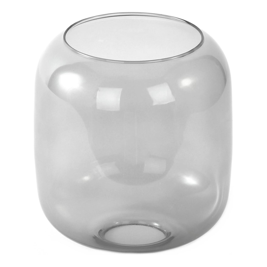 BRILAGI - Bordlampe WOOD GLASS 1xE27/40W/230V brun/sort/røget grå
