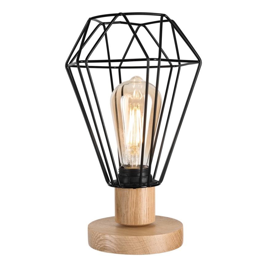 Brilagi - Bordlampe WOODY BASKET 1xE27/60W/230V eg