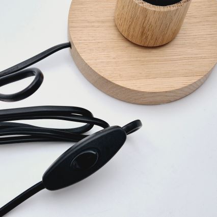 Brilagi - Bordlampe WOODY BASKET 1xE27/60W/230V eg