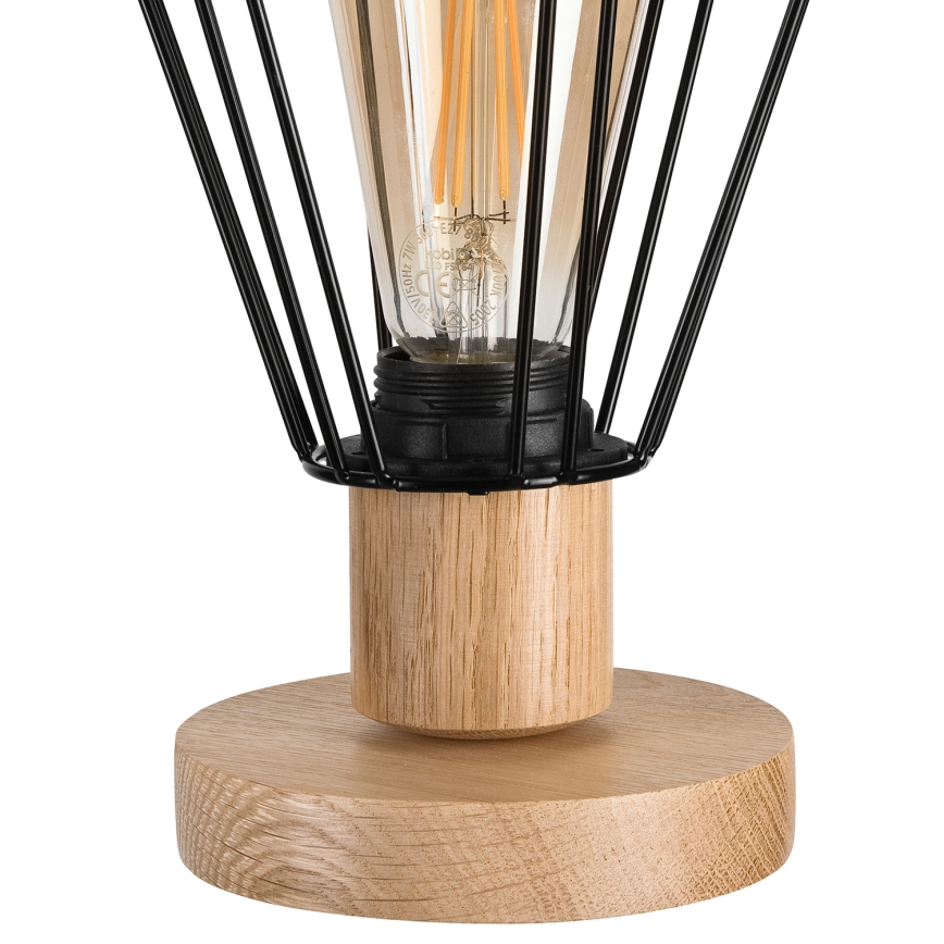 Brilagi - Bordlampe WOODY BASKET 1xE27/60W/230V eg