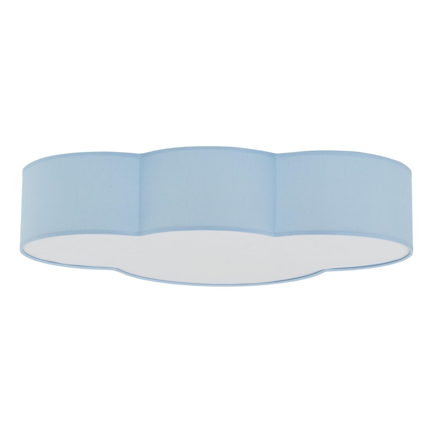 Brilagi - Børne-loftlampe NIMBUS 4xE27/15W/230V 46x63 cm blå