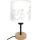 Brilagi - Børnebordlampe BOBO WOOD 1xE27/25W/230V eg/sort/hvid/enhjørninger