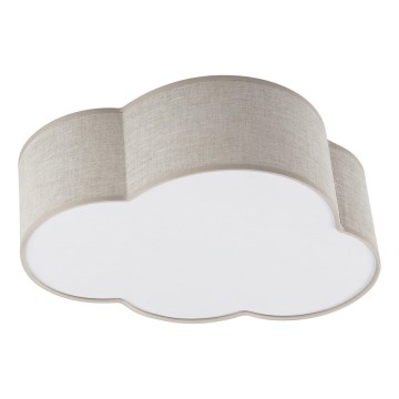 Brilagi - Børnelampe NIMBUS LINEN 2xE27/15W/230V beige
