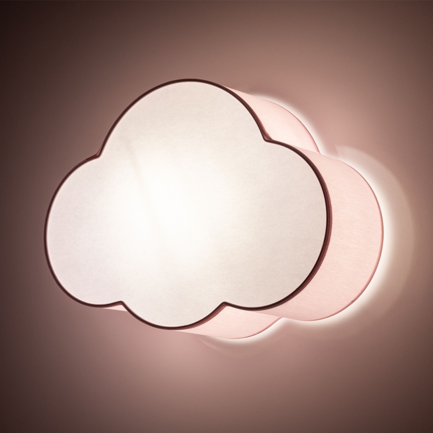 Brilagi - Børneloftlampe NIMBUS MINI 2xE27/15W/230V rosa