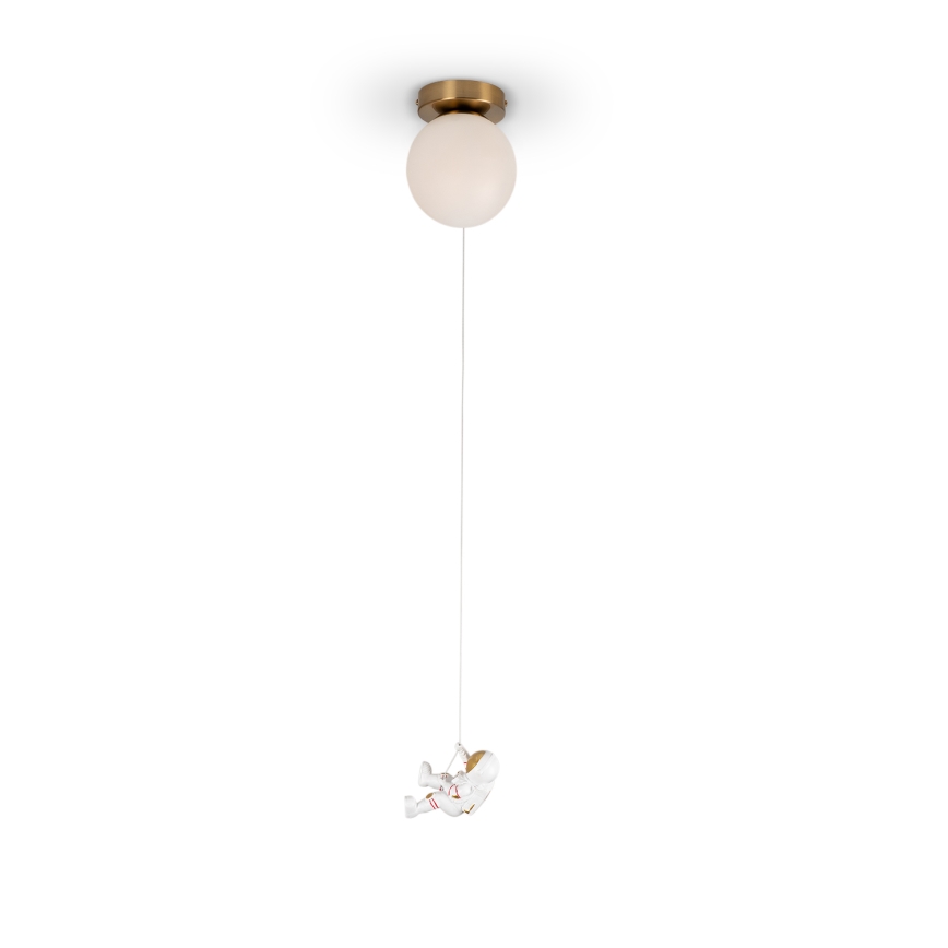 Brilagi - Børneplafond ASTRO 1xE14/15W/230V hvid
