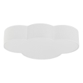 Brilagi - Børneplafond NIMBUS 4xE27/15W/230V 46x63 cm hvid