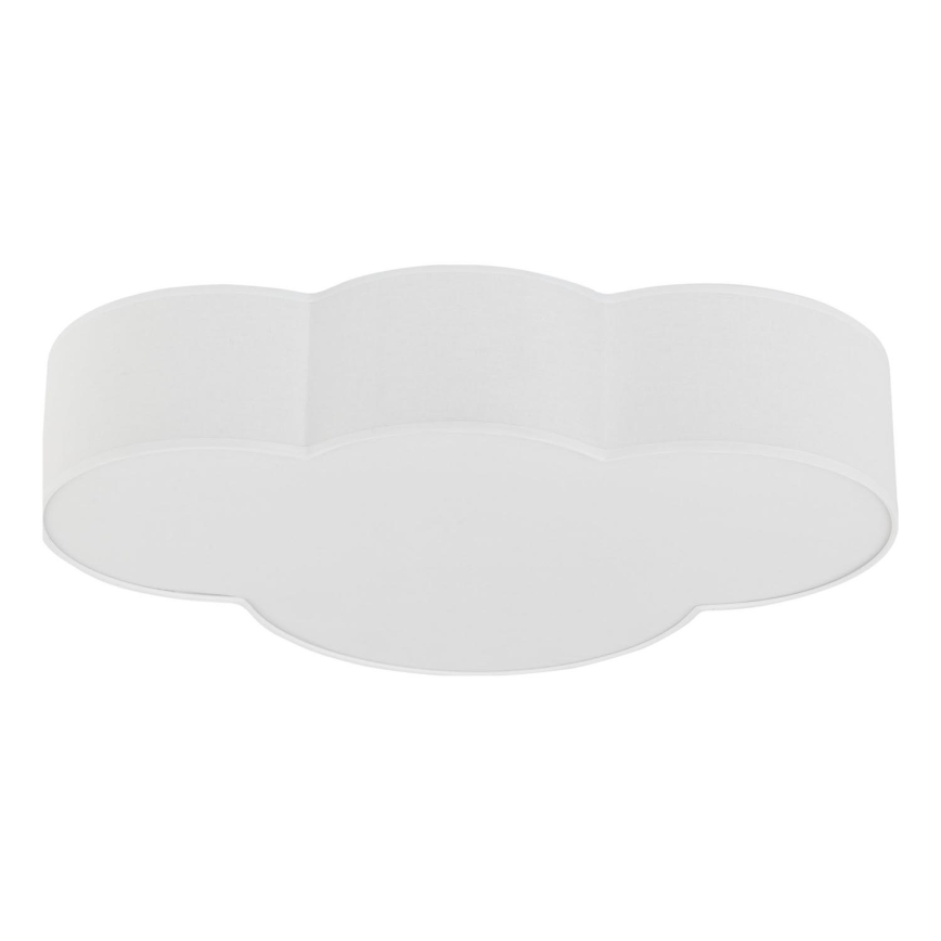Brilagi - Børneplafond NIMBUS 4xE27/15W/230V 46x63 cm hvid