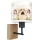 Brilagi - Børnevæglampe BOBO WOOD 1xE27/25W/230V eg/sort/hvid/lyserød/feer
