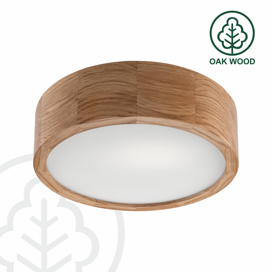 Brilagi - LED RGBW dæmpbar loftlampe CARVALHO 1xE27/9W/230V 2700-6500K Wi-Fi eg Ø 27,5 cm
