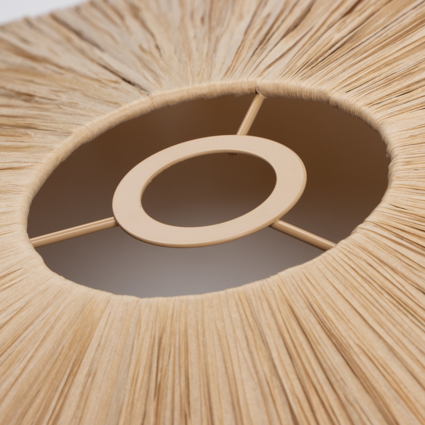 Brilagi - CERIA BOHO LED overflademonteret loftlampe 1xE27/40W/230V Ø 80 cm raffia/eg
