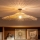 Brilagi - CERIA BOHO LED overflademonteret lysekrone 1xE27/60W/230V Ø 100 cm sort/beige