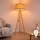 Brilagi - CERIA LED-gulvlampe 1 x E27 / 60 W / 230 V Ø 35 cm, beige