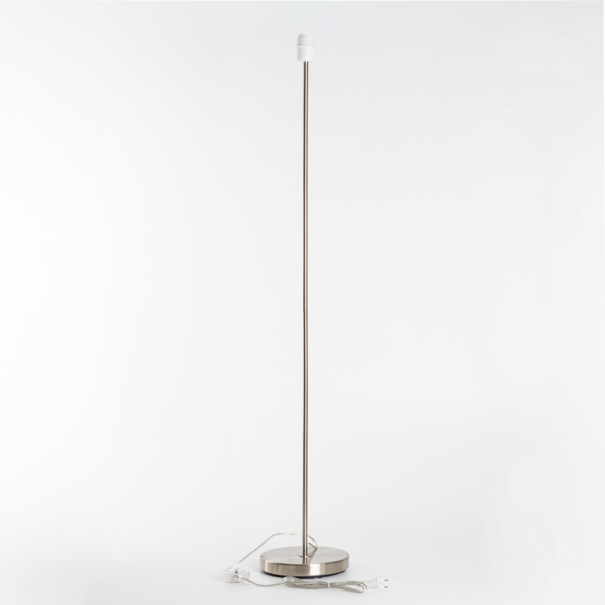 Brilagi - CERIA LED gulvlampe 1xE27/40W/230V Ø 45 cm hvid/mat krom