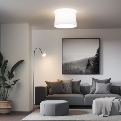 Brilagi CERIA LED overflademonteret loftlampe, 1xE27/40W/230V, Ø45 cm, hvid