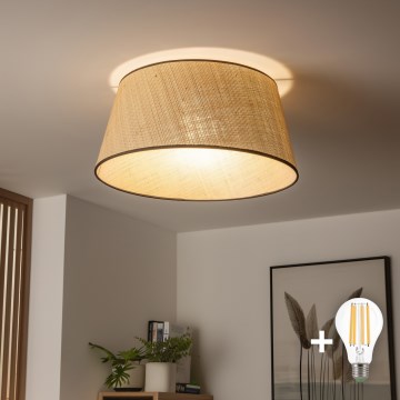 Brilagi - CERIA LED påbygget loftlampe 1xE27/40W/230V Ø 50 cm beige