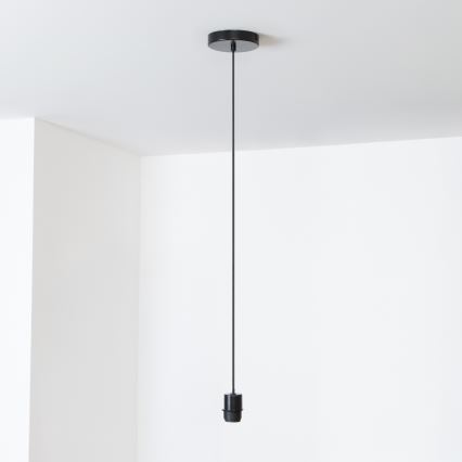 Brilagi - CERIA LED-pendel med wireophæng 1xE27/40W/230V Ø 25 cm hvid