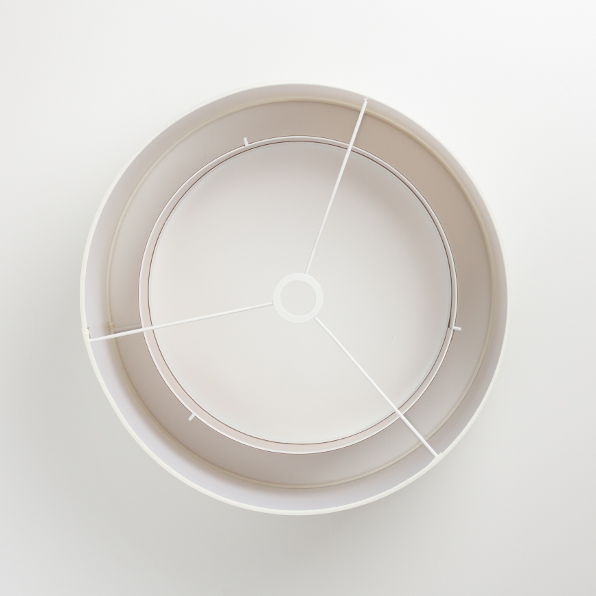 Brilagi - CERIA LED-pendel på kabel 1xE27/40W/230V Ø 50 cm hvid/beige