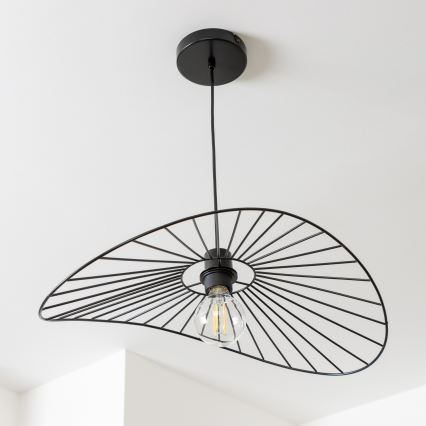 Brilagi - CERIA WIRE LED-pendel på wire, 1xE27/40W/230V, 40x56 cm, sort