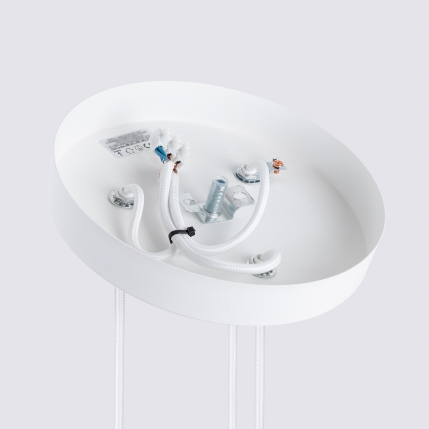 Brilagi - CRESTO LED-pendel med wireophæng 3xGU10/10W/230V hvid