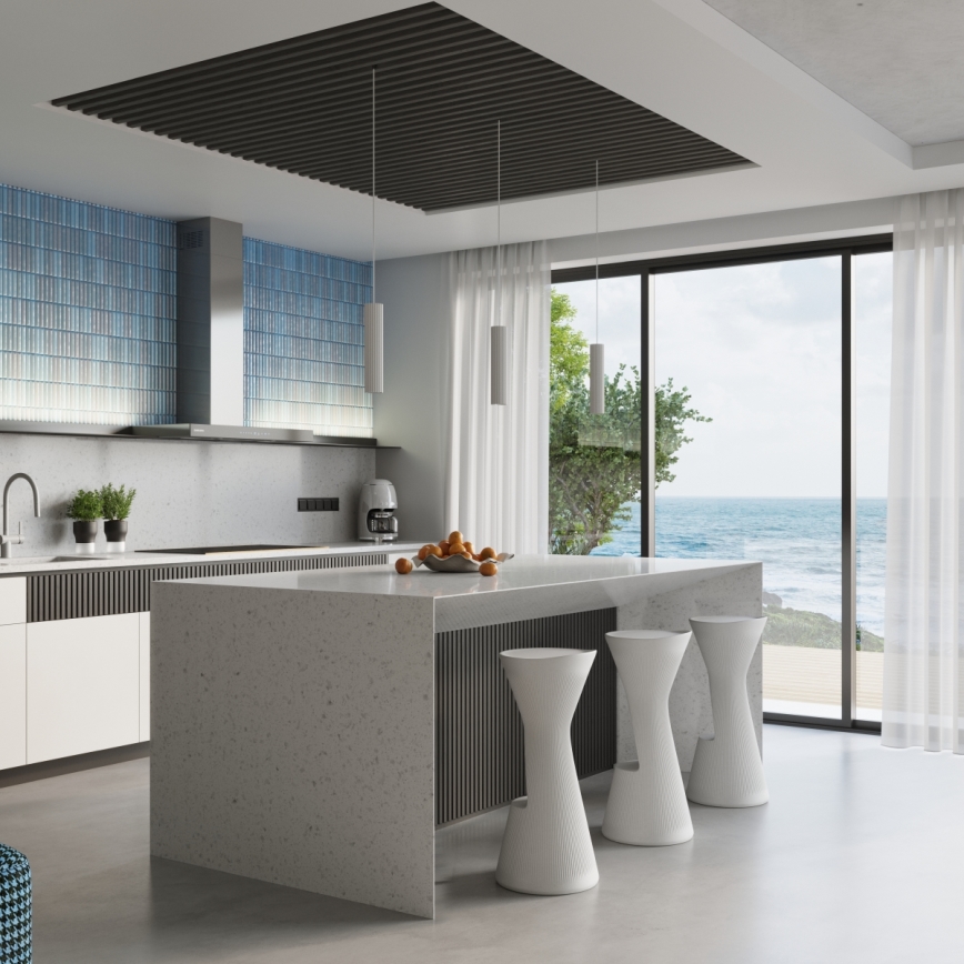 Brilagi - CRESTO LED-pendel på ledning 1xGU10/10W/230V hvid