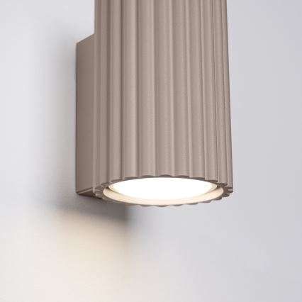 Brilagi - CRESTO LED væglampe 1xGU10/10W/230V, 10 cm, taupe