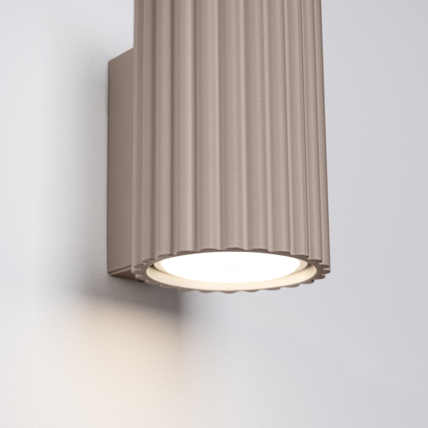 Brilagi - CRESTO LED væglampe 1xGU10/10W/230V, 10 cm, taupe