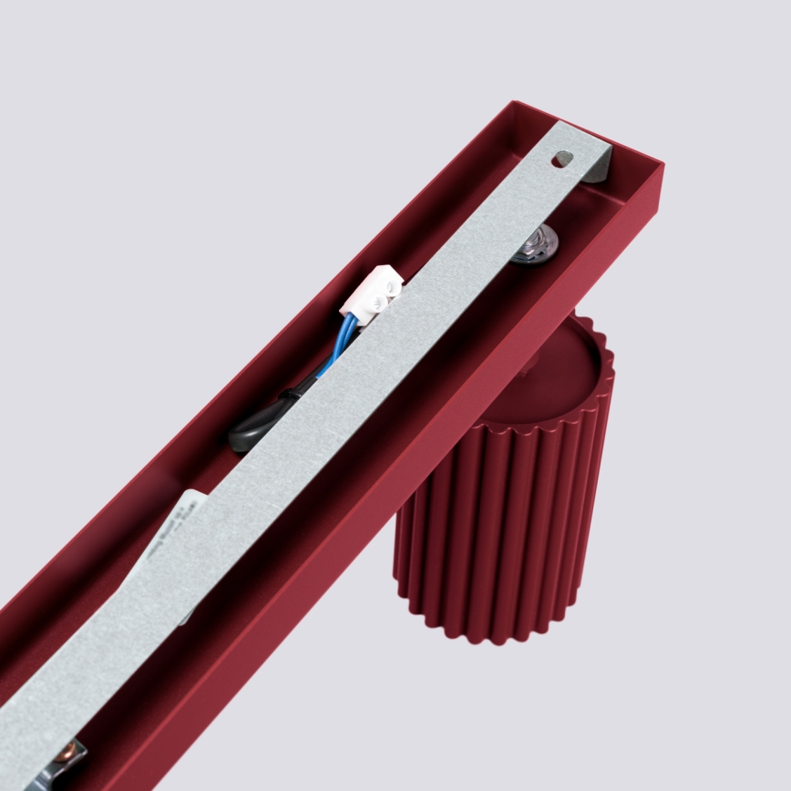 Brilagi - CRESTO spotarmatur 3xGU10/10W/230V bordeaux