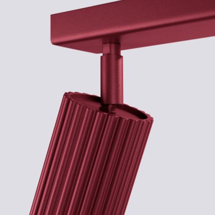 Brilagi - CRESTO spotarmatur 3xGU10/10W/230V bordeaux