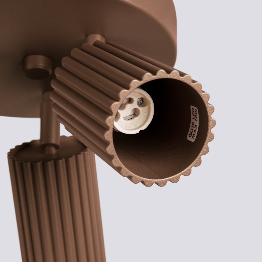 Brilagi - CRESTO spotarmatur 3xGU10/10W/230V brun