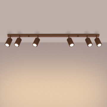 Brilagi - CRESTO spotarmatur 6xGU10/10W/230V brun