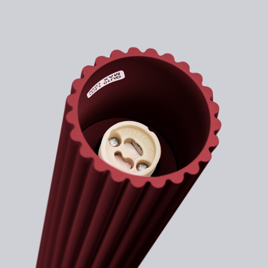 Brilagi - CRESTO spotlampe 1xGU10/10W/230V, 10 cm, bordeaux