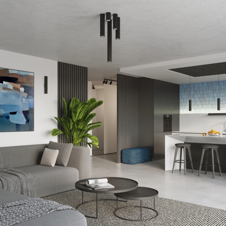 Brilagi - CRESTO spotlampe 1xGU10/10W/230V 20 cm sort