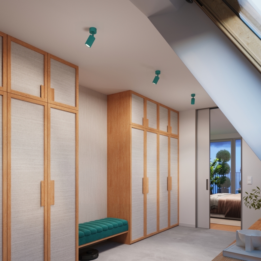 Brilagi - CRESTO spotlampe 1xGU10/10W/230V turkis