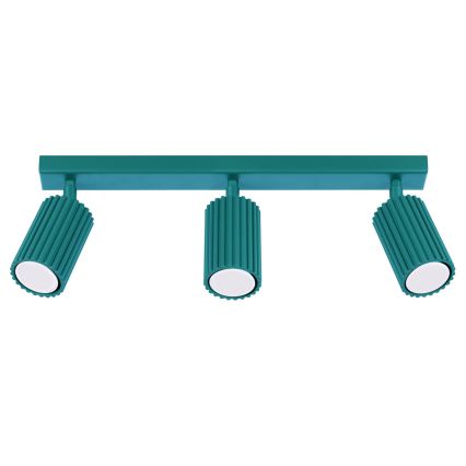 Brilagi - CRESTO spotlampe 3xGU10/10W/230V, turkis