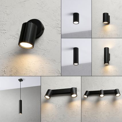 Brilagi - CRISPINA loftspot 1xGU10/10W/230V, sort