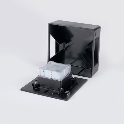 Brilagi - DOUBLERAY LED/6W/230V udendørs væglampe, sort, IP54