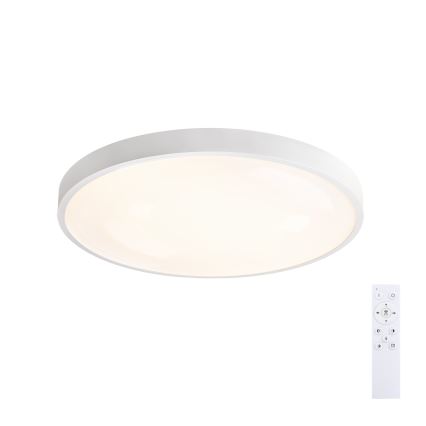 Brilagi - LED-dæmpbar loftlampe GLASS POOL DOUBLE LED/60W/230V 3000-6000K 50 cm hvid + fjernbetjening