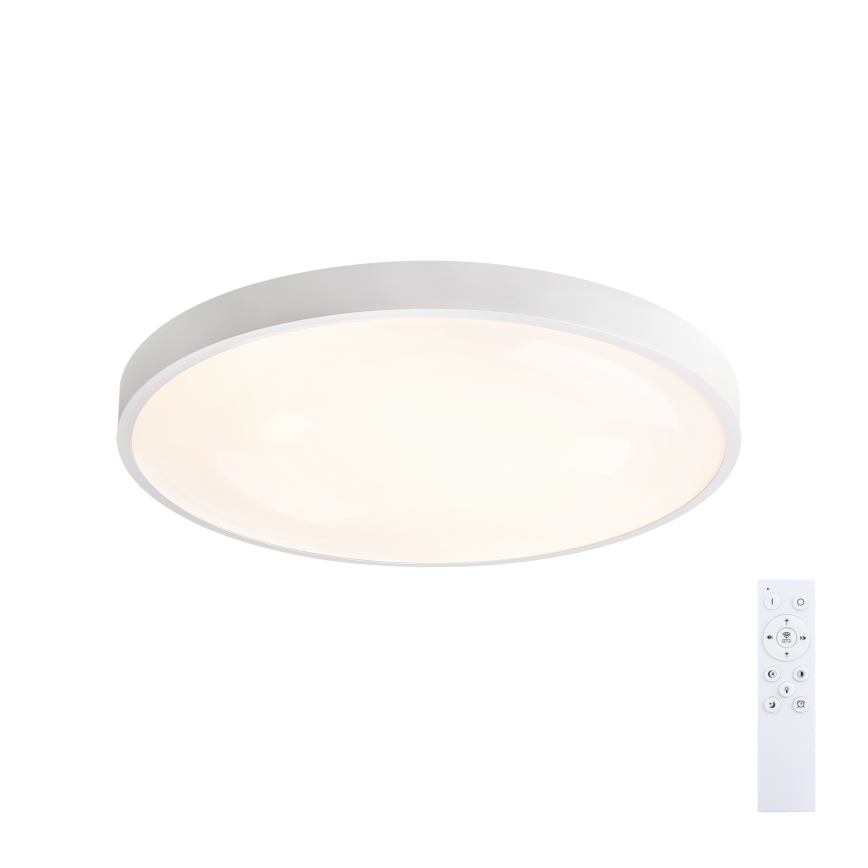 Brilagi - LED-dæmpbar loftlampe GLASS POOL DOUBLE LED/60W/230V 3000-6000K 50 cm hvid + fjernbetjening