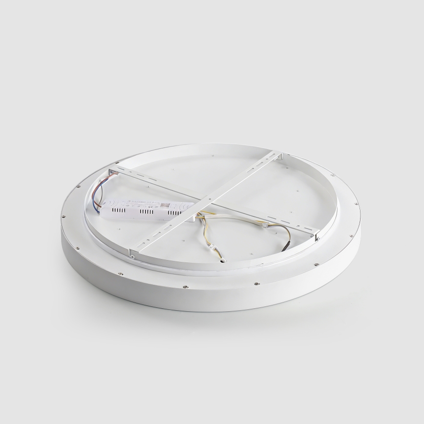 Brilagi - LED-dæmpbar loftlampe GLASS POOL DOUBLE LED/60W/230V 3000-6000K 50 cm hvid + fjernbetjening