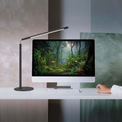 Brilagi - LED dæmpbar touch bordlampe VARIO LED/7W/230V 3000-6500K CRI 96 sort